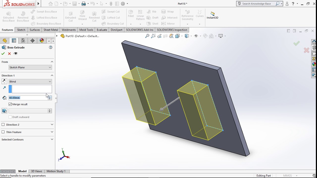 SOLIDWORK SHEET METAL FORMING TOOL - YouTube