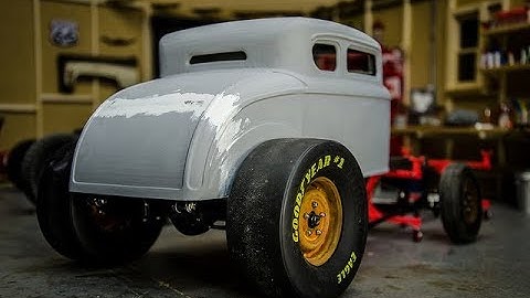 Updates on the Scratchbuilt Gasser RC Ratrod Build, Bodywork & Rear Suspension