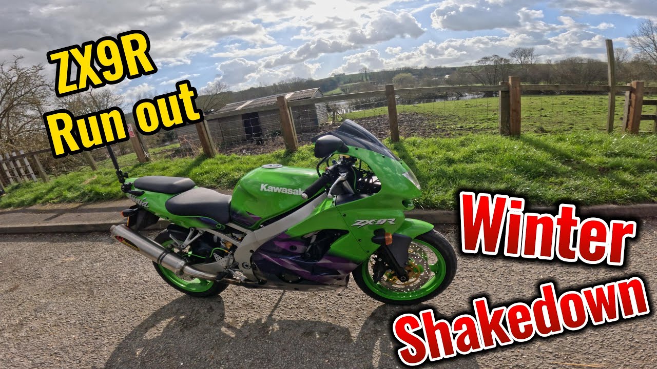 Kawasaki ZX9r Winter Warm up