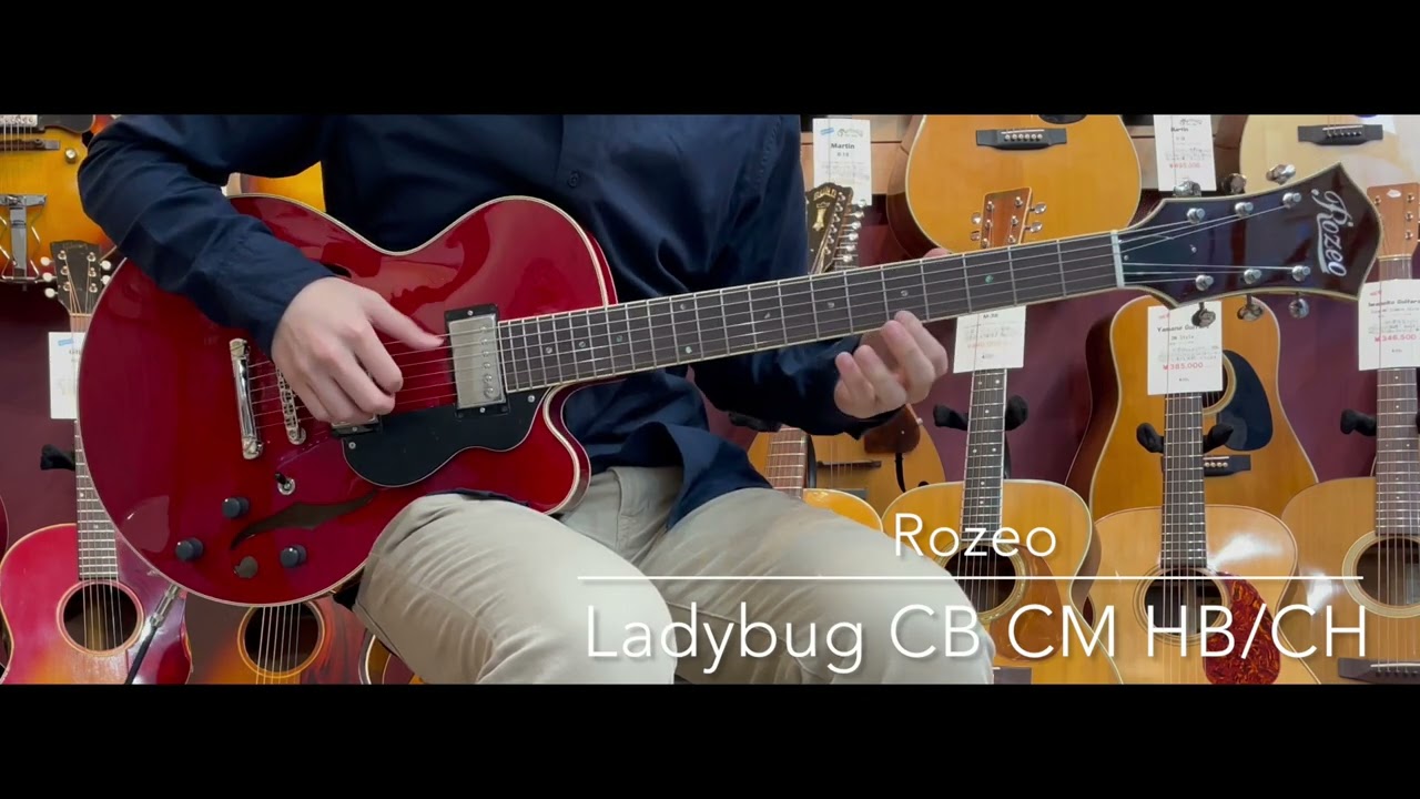 Rozeo Ladybug CB CM HB/CH [LASTGUITAR] - YouTube
