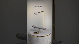 0% vs 100% Rotating Cylinder x Cylinder Soft Body Simulation in Cinema4d#3danimation #satisfying