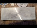 Grind knife sharpening 600 grit resin bonded diamond sharpening stone review D2 steel Edc knife
