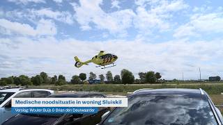 Medische noodsituatie Sluiskil, traumahelikopter landt bij ziekenhuis - 112 Nieuws | Omroep ZVL