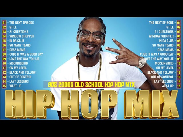 HIP HOP MIX 2024 - Snoop Dogg, Ice Cube, Pop Smoke, 2Pac, 5o