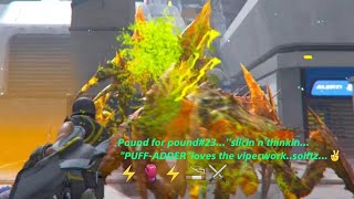 HELLDIVERS 2_pound for pound #21...''PUFF-ADDER"  slicin'n' thinkin'where is my lighter?''