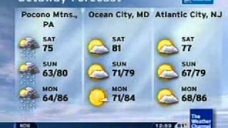 Local Forecast - Memorial Day Weekend 2011