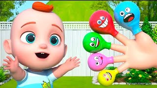 Finger Family Where Are You? - Balloon Finger Song For Kids | Leo Nursery Rhymes & Baby Songs