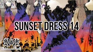 Crystals, Beads, &amp; The Finished Sunset Dress | Rockstars and Royalty
