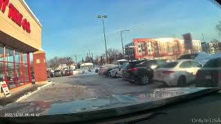 Driving around the city of Saint Paul, Minnesota