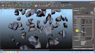 Houdini Rock generator for maya
