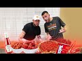 We Only Ate RED FOODS For 24 HOURS!