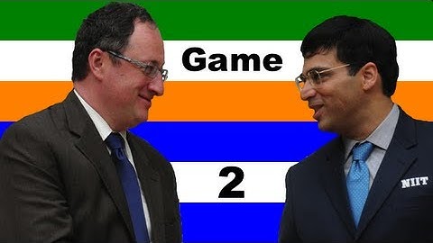 2012 FIDE World Chess Championship - Gelfand vs. Anand - Game 2