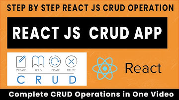 React JS CRUD Application 2023 Full Tutorial |  React JS Project For Beginners 2023