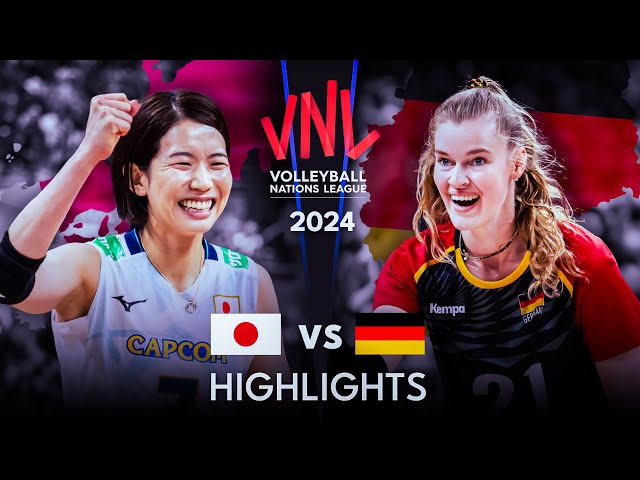 🇯🇵 JAPAN vs GERMANY 🇩🇪 | Highlights | Women's VNL 2024 class=