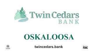 Twin Cedars Bank Commercial - Oskaloosa Iowa Branch