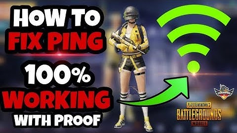 🔥Fix High Ping Problem In PUBG Mobile | How to Solve Lag Problem in PUBG Mobile 2020