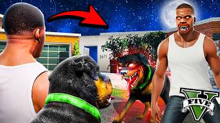 Nunca Invoques al FRANKLIN y CHOP MALDITO 😨 en GTA 5!