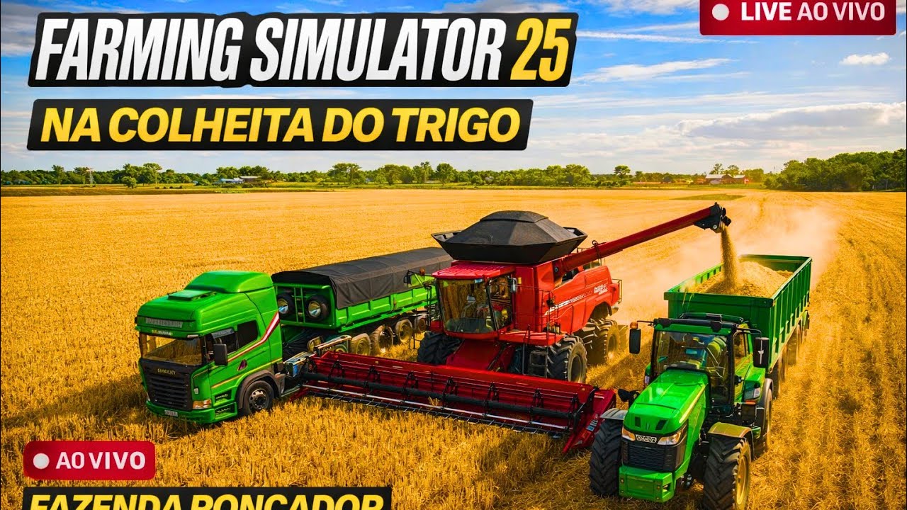Farming simulator 25 | mapa turvo | na colheita do trigo