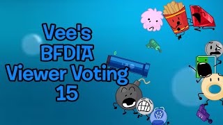 Vee's BFDIA Viewer Voting 15