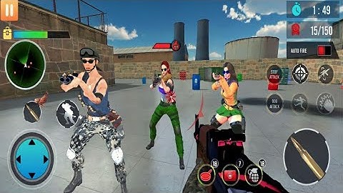 Real commando strike - fps shooting games _ Android Gameplay #3