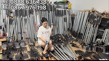♨️♨️.  CUỐC XẺNG DỤNG CỤ LÀM VƯỜN THÉP NHÍP BÚA RÌU BỔ CỦI 
