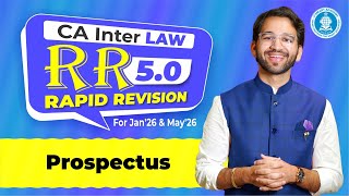 03 Prospectus | Scribble Rapid Revision 5.0 Jan&#39;26 &amp; May&#39;26 | CA Inter Law | CA Shubham Singhal