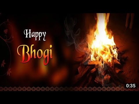 Happy Bhogi Pongal WhatsApp Status | Pogi Status | Happy Lohri Wishes 2022