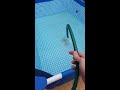 How to drain a pool with just a garden hose pipe!!!