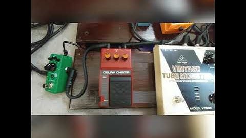 Vintage Ibanez delay champ cd10 pedal demo