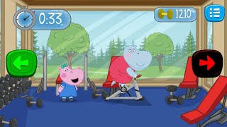 Fitness Games: Hippo Trainer (Kids Games) screenshot 1