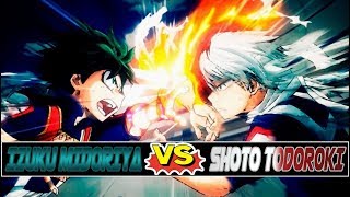 M.U.G.E.N. Battles | Izuku Midoriya vs Shoto Todoroki screenshot 4