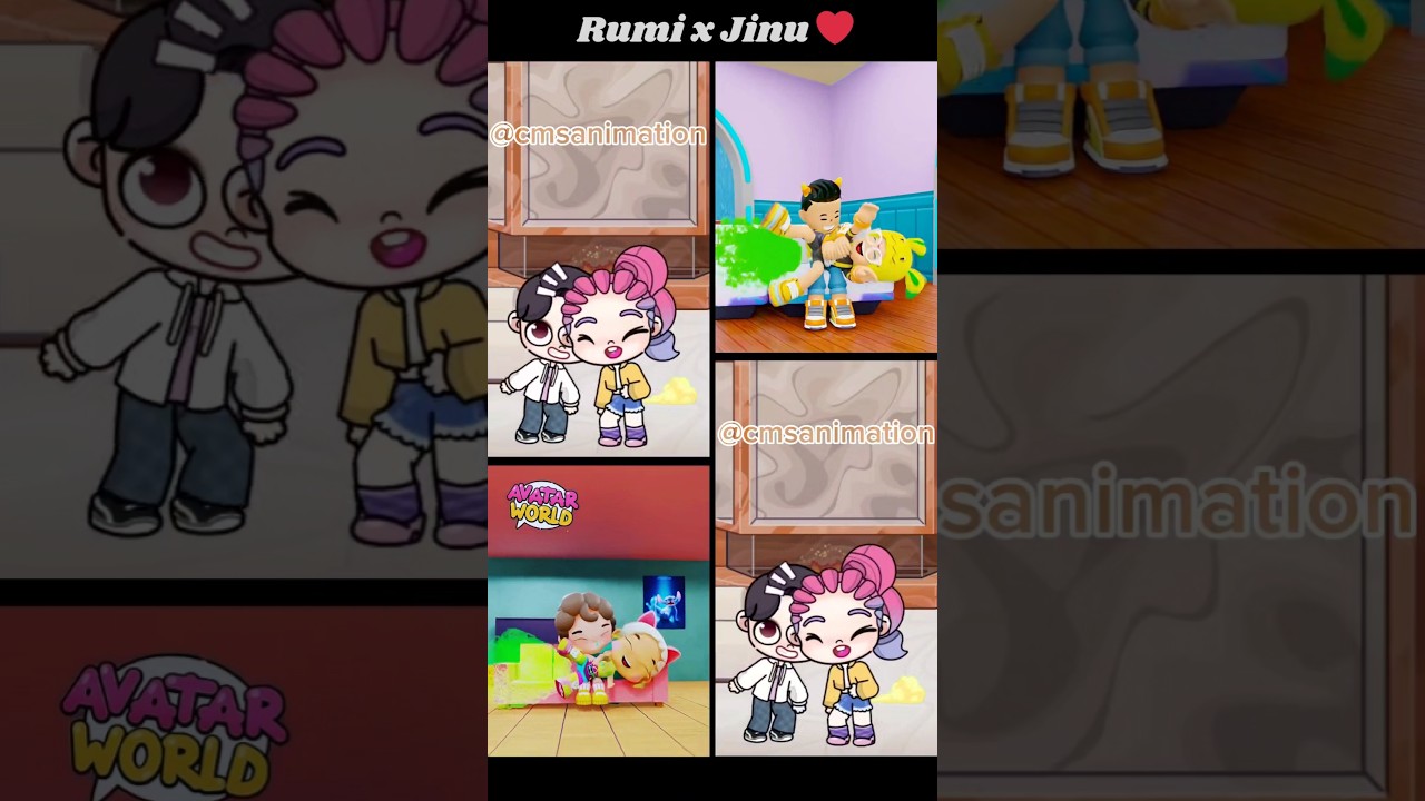 Unexpected Fart - Rumi x Jinu Avatarworld V. cr: MiAvatar MiAnimation 