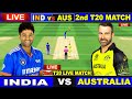 🔴🔥 India vs Australia 2nd T20I Live | Cricket 24 Gameplay | Virtual Match | Mr Prakash