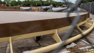 Giga Dive Coaster Track & Supports Arrive, Summer Off to Slow Start at Six Flags Over Texas