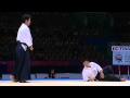 Japanese Aikidoka demonstrating empty-handed techniques against knife (tanto)
