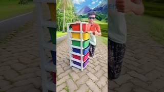 6 compartments plastic chest of drawers unboxing 🥰