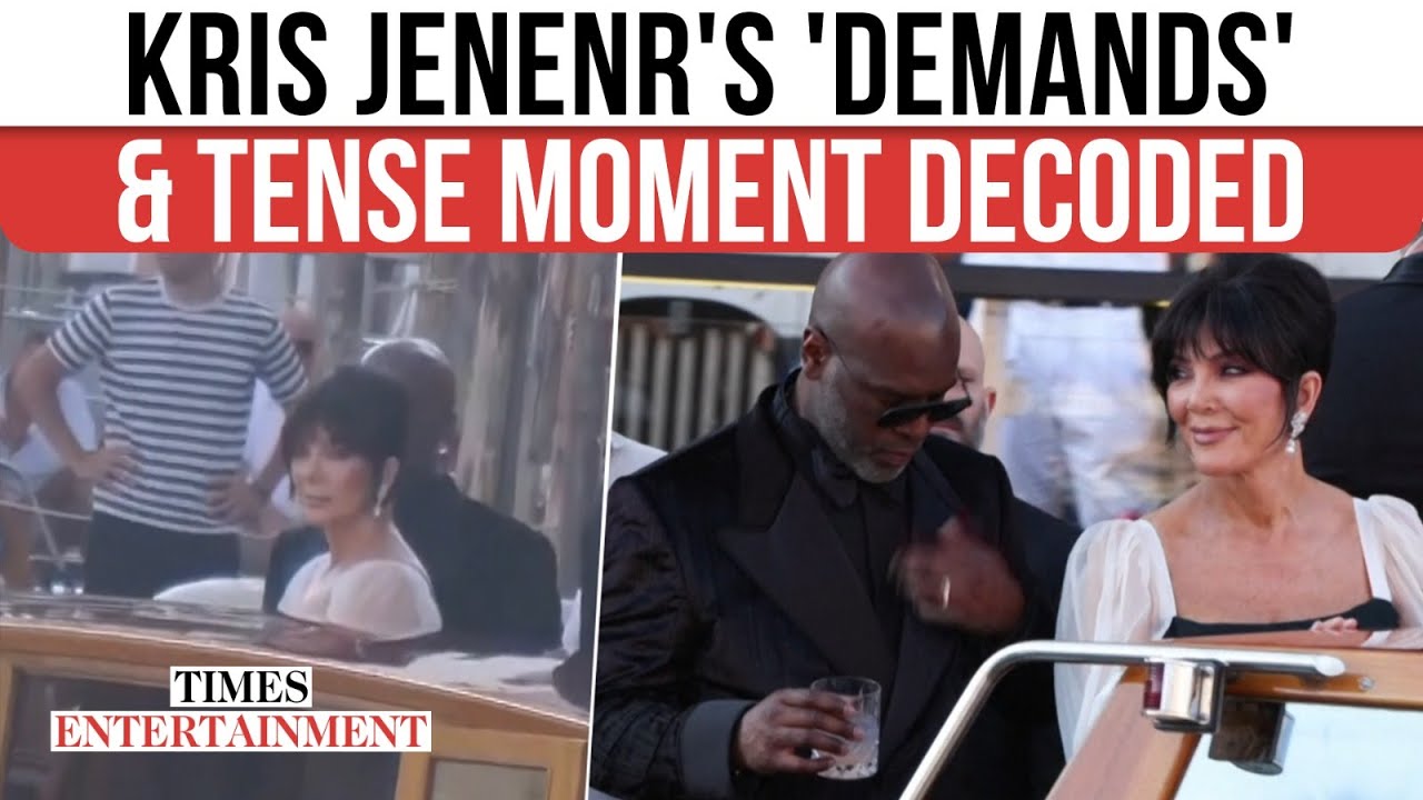 Lip Reader Reveals Kris & Corey’s Tense Venice Exchange: Water Taxi Drama at Bezos’ Bash Decoded