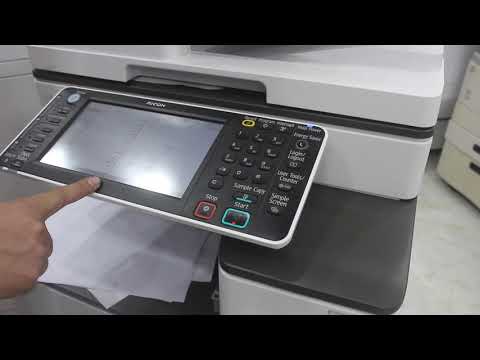 Cách cài đặt khổ giấy máy photocopy Ricoh MP 3054, MP 4054 MP 5054