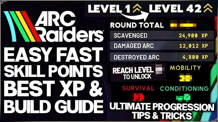 Arc Raiders - How to Get High Level FAST - All IMPORTANT Unlocks, XP & Best Skill Point Build Guide!