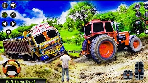Real Tractor Pulling Simulator: Offroad | City Mod Tractor Truck Simulation Game Android Gameplay