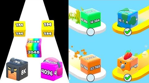 Jelly run 2048 infinity mode - Mobile Gameplay Walkthrough Part 3