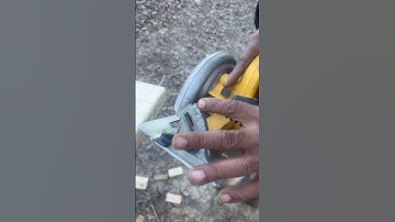 Hoe je een schuine snede maakt met een cirkelzaag #timmerwerk #cirkelzaag #tips #timmerman #hout ...