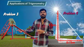 Applications of Trigonometry - Exercise 12.1 Problems 3 & 4 - LM 278
