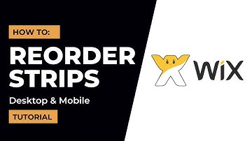 How to Reorder Sections (Strips) in Wix Editor?