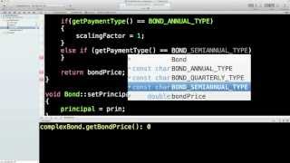 Learn Finance C++, Lesson 30, Bond Class Part IV, else-if structure