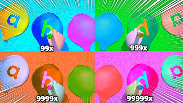 Cocomelon ABC Song Intro Sparta Pitch Turbo 999999x Speed Klasky Csupo Effects! | Combined