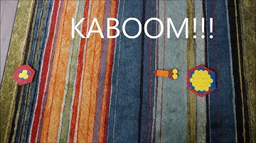 The Asteroid Attack: Stop motion with pattern blocks