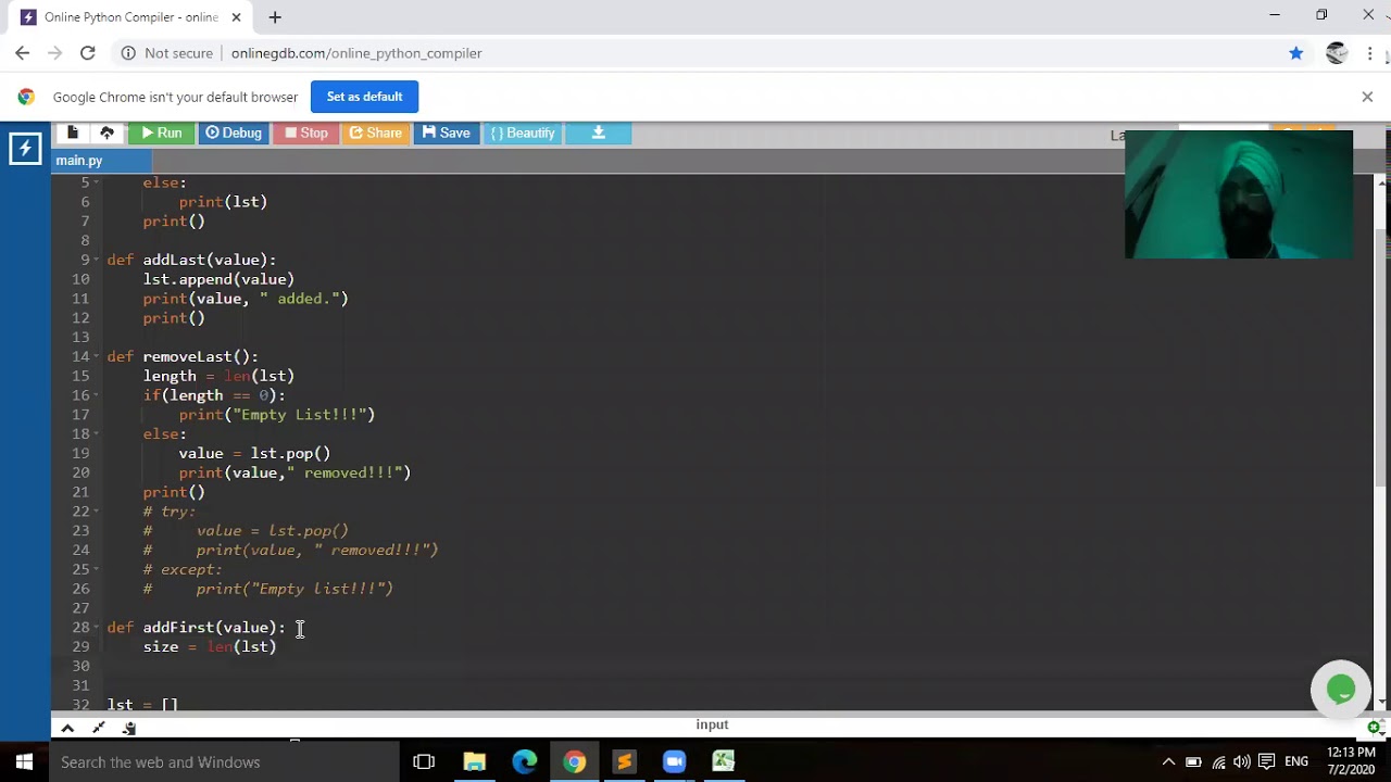 Data Structure Using Python | Linear List Operations - YouTube