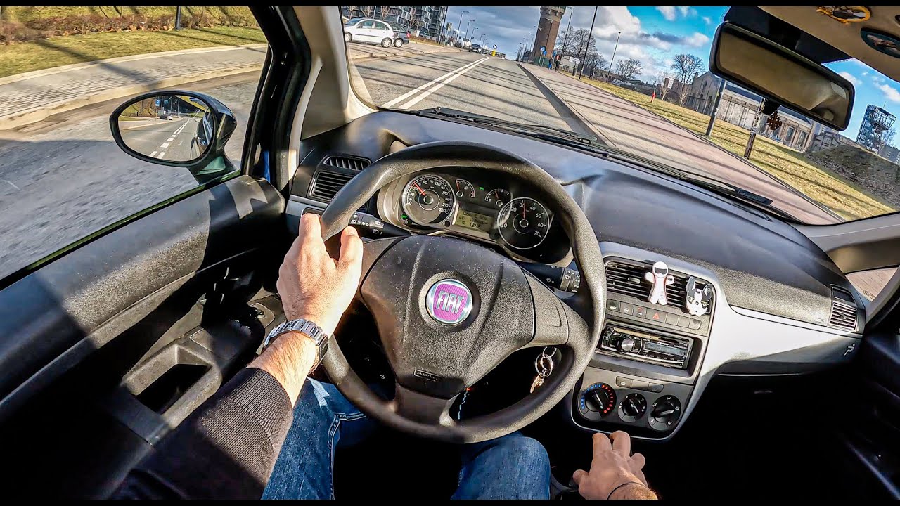 2008 Fiat Grande Punto [1.2 8V 65HP]  POV Test Drive #1030 Joe Black 