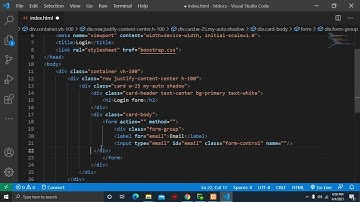 How to create Login Form using HTML and Bootstrap | php and mysql | part 1